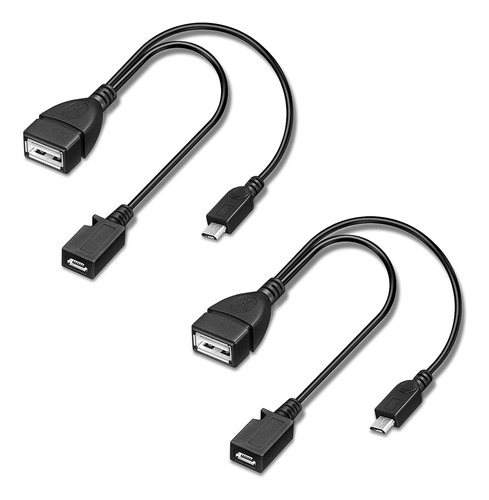 Cable Otg De 90 Grados Alimentado Para Alexa Tv Stick 4k