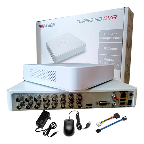 Mini Dvr Hikvision 1080p Full Hd 2 Mp 16 Canales Series 7100