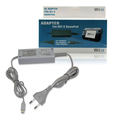 Carregador Compatível Nintendo Wii U Game Pad Fonte 100-240v