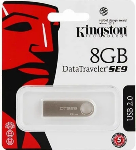 Memoria Usb 8gb Kingston Metalica