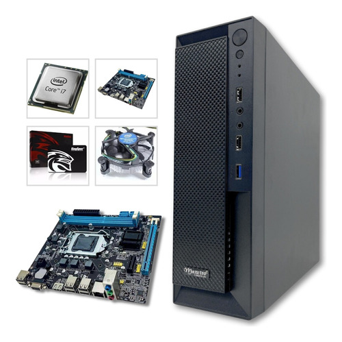 Mini Pc Cpu Desktop Intel Core I7 16gb Ram Ssd 480gb