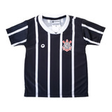 Camisa Corinthians Oficial Infantil Listrado Torcida Baby