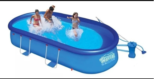 Pileta Inflable Sol De Verano Max 45 5500l Bomba+limpiafondo