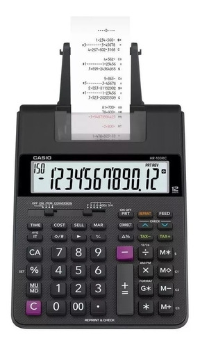 Calculadora De Mesa Casio Com Impressão Hr-100rc - Bivolt