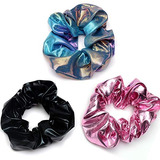 Accglory Brillante Scrunchies Conjunto Del Brillo Del Ponyta