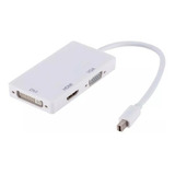 Cabo Adaptador 3x1 Mini Display Port/thunderbolt Hdmi Vga Dv