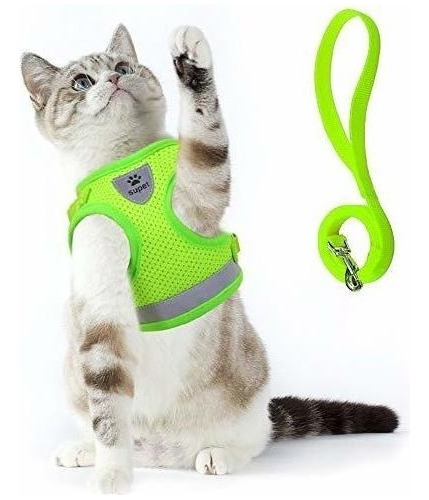 Collar Para Gatos Supet - Juego De Arnés Y Correa Para Gato