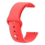 Correa Sport Compatible Samsung Watch Active 1/2 Rojo 20mm