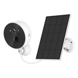 Camara Solar De Seguridad 2k Audio Panel Solar Vision Noctur