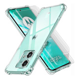 Funda Case Tpu Transparente Para Moto Edge 40 Neo +2 Micas