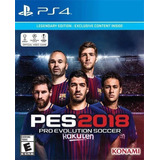 Pro Evolution Soccer 2018  Legendary Edition Konami Ps4 Físico