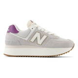 Tenis New Balance 574 Clásicos Mujer-gris