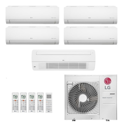 Ar Condicionado Multi Inverter LG 36.000 (4x9+1x18) Qf 220v