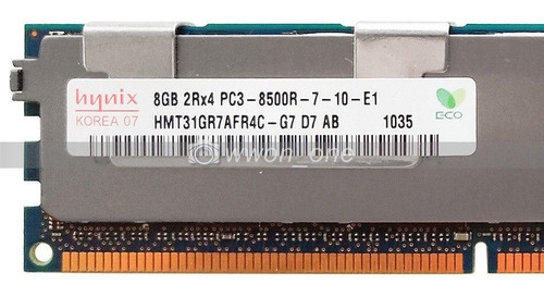 Memória 2x8gb 1066mhz 8500r  - Dell - Poweredge R710