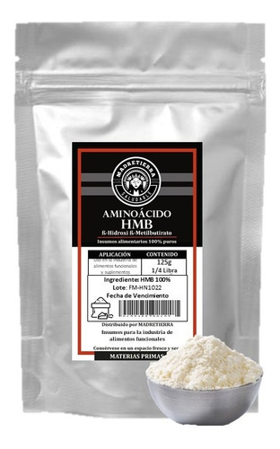 Aminoácido Hmb X125g /100% Puro - g a $343