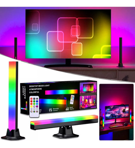 Barras De Luzes Led Rgb Ic Music Sync, Iluminação Ambiente U