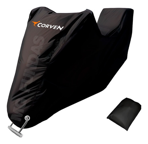 Cobertor Impermeable Moto Corven Triax 250 Con Baul Top Case