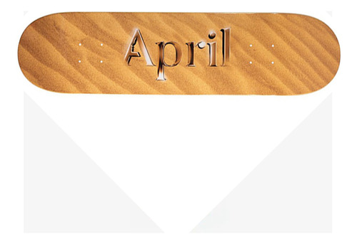Shape April Ap Logo Sand 8,25  Relevo - Exclusivo