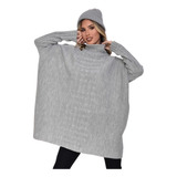 Polera Polerón Maxi Sweater Oversize Talles Grandes