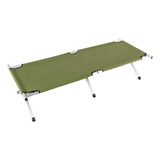 Cama De Campamento Plegable Portátil Para Exterior Verde