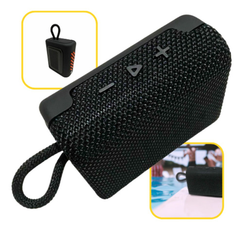 Caixa De Som Bluetooth Pequena Potente Caixinha Go3 3w Mini