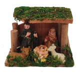 Pesebre Madera Arbol Navidad Decoracion M1 - Sheshu Navidad