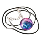 Collar Nebulosa Galaxia Universo A8 Esfera 16mm Fluorescente