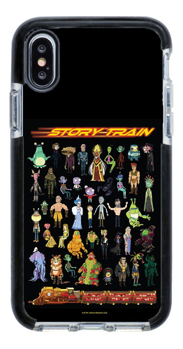 Funda Para Samsung Rick And Morty Silicona Case Uso Rudo A21