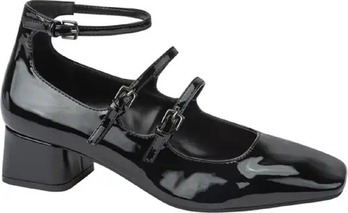 Zapatillas 106624 Mary Jane Tacon Bajo Dark Gotic Punk