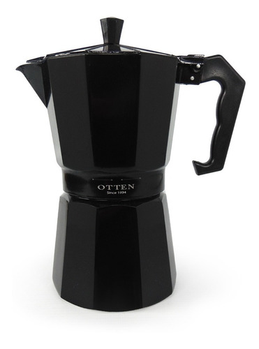 Cafetera 3 Tazas Manual De Aluminio Italiana Otten 150 Ml