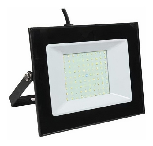 Proyector De Area Led Ip65 100w Smd 6000k Want Negro