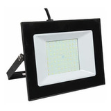 Proyector De Area Led Ip65 100w Smd 6000k Want Negro