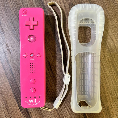Wiiremote Original Rosa Para Nintendo Wii