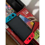 Nintendo Switch 64gb Oled + Controle Pro + Jogos Da Foto