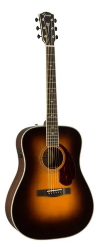 Guitarra Acústica Fender Paramount Pm-1 Deluxe Para Diestros Vintage Sunburst Brillante