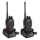 Radio Walkie Talkie Baofeng Bf-888s Uhf X3 Bateria 2800m Ah