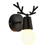 Lámpara De Madera Creative Personality Antler Lamp Simple Li