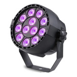 12 Leds - Lámpara Uv Par De Luz Ultravioleta For Disco De