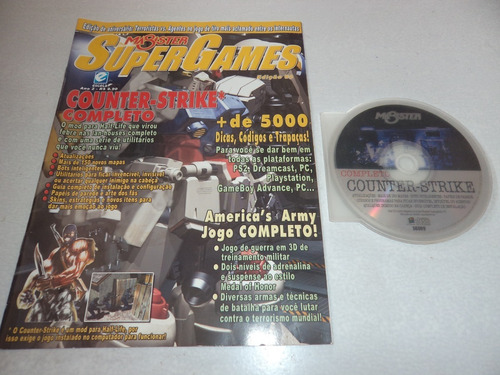 Revista Com Cd Jogo-magister-supergames-counter-strike