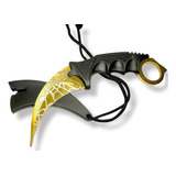 Cuchillo Navaja Karambit  Strike Spider Gold An78