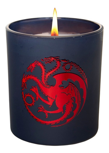 Vela Game Of Thrones: House Targaryen Incluye Vaso Colección