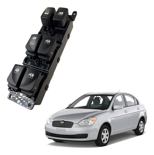 Switch Elevavidrio Principal Hyundai Vission 2006 - 2012