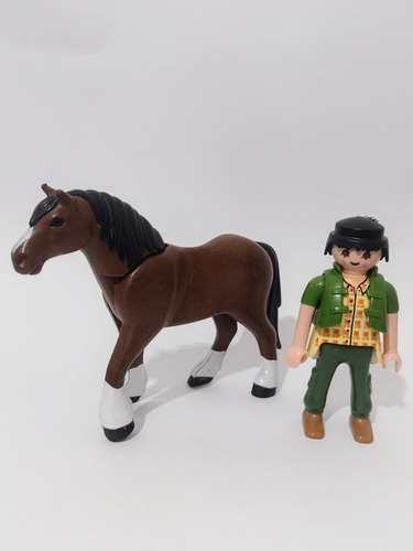 Playmobil Cavalo E Boneco 5108 