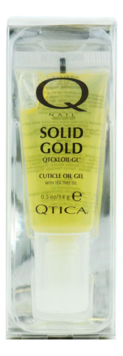 Gel De Aceite Para Cutículas Qtica Solid Gold, 15 Ml, De Nai