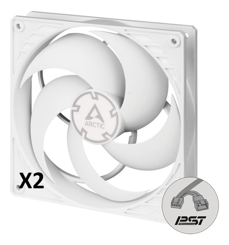 Cooler 140mm Arctic P14 Pwm Pst Blanco Presion Pack 2