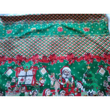 Mantel Navideño Tropical Anti Manchas  1.80x1,50 Mt