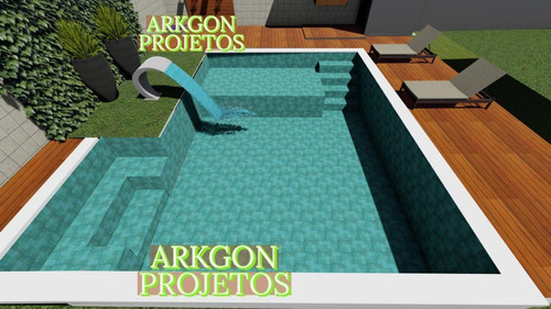 Projeto Para Construçao De Piscina. Projeto Arquitetônico 