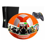 Xbox 360 Slim Con 145 Juegos Accesorios Originales