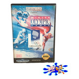 Mega Driver Original Na Caixa Com Manual Winter Olympic Game