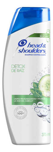 Shampoo Head & Shoulders Control Caspa Detox De Raíz 375 Ml